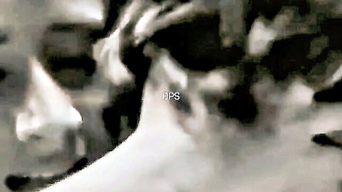 Blurry closeup of blonde girl's ecstatic wide-open mouth in rough amateur sex
