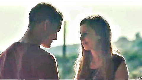 Stella Cox in intimate outdoor chat with boyfriend