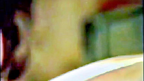 Blurry upskirt of Indian woman spreading legs showing white panties outdoors