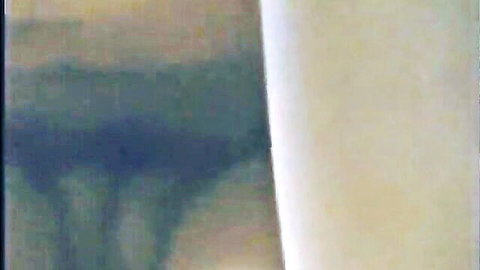 Amateur swinger fivesome group scene with blurred figures