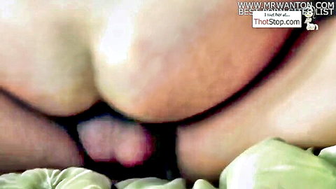 Amateur stepsister fucked doggy style by real stepbrother at home