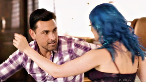 Ryan Driller and Jewelz Blu in steamy arm grab tease