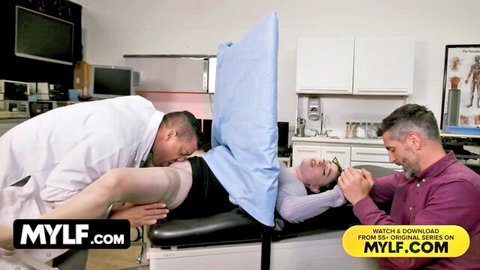Riley Nixon in intimate medical exam with Ramon Nomar cuckold scene
