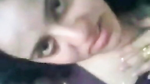 Seductive close-up of hot Pakistani GF with green eyes ready for blowjob