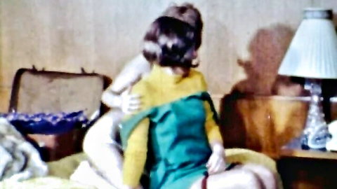 Vintage lesbian embrace in Nana Film classic with hairy pussy and deep action