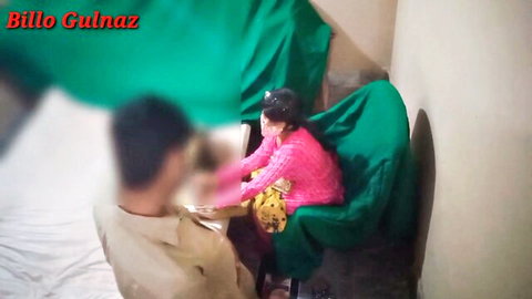 Billo Gulnaz in Desi homemade couple scene with Hindi audio