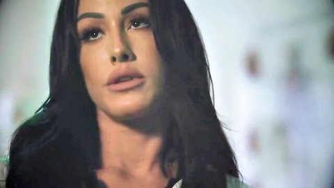 Jennifer White seductive Spanish babe in white medical outfit