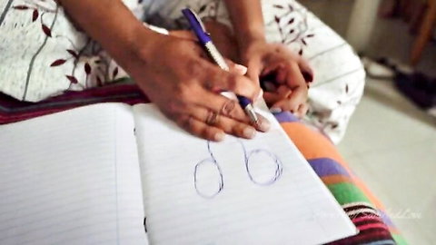 SaniAndLove's hands drawing circles in Sri Lankan sex tutorial thumbnail