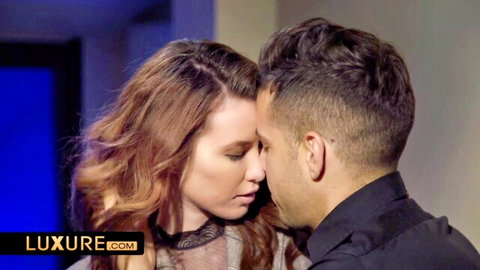 Gisha Forza and Richelle Rose forehead touch in steamy threesome preview