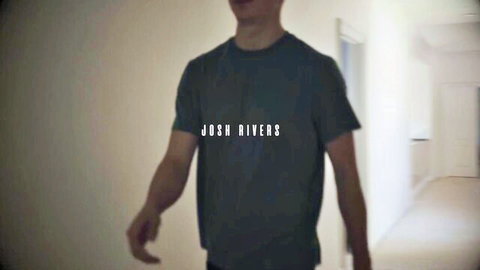 Josh Rivers in gray t-shirt, boyfriend POV with Spencer Bradley watching porn
