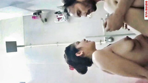 Riya Bhabhi nude shower sex with Indian step-brother