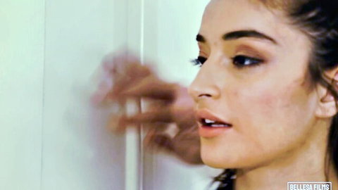 Emily Willis, horny skinny teen masturbating solo