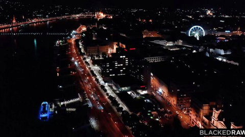 Gianna Dior's intense BBC encounter in vibrant night cityscape