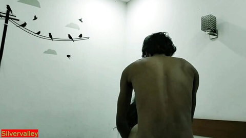 Desi husband watches in awe as shaved pussy gets drilled hard