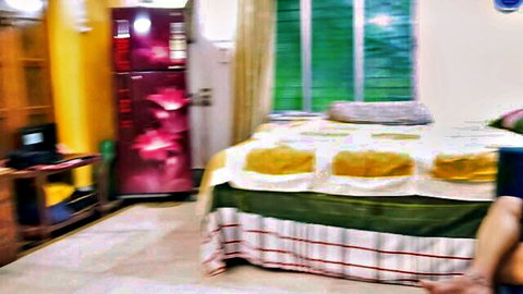 Tamil bhabhi stepmom aunty on bed in steamy bedroom scene