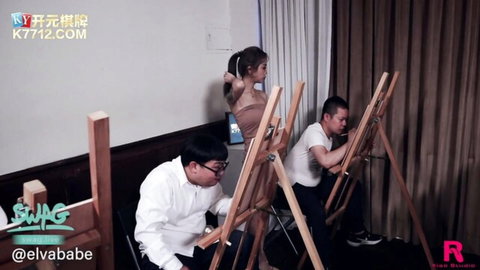 JSBY in steamy JAV art class with eager painters