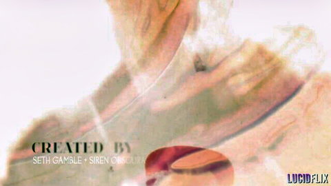 Promotional title card featuring Seth Gamble and Siren Orthia from Lucidflix adult video