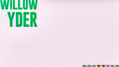 Willow Ryder pornstar name in green text on pink background for hot straight fucks