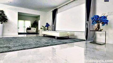 Indica's Audition setup in luxurious white room - NetVideoGirls