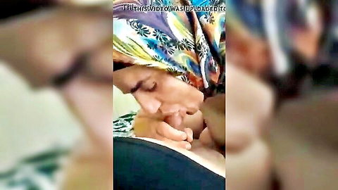 Turkish hijab mature mom breastfeeding baby intimately