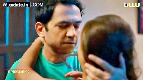 Indian Bhabhi in intimate embrace with her office boss
