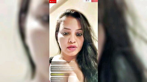 Priya Gamre in seductive Indian couple live show thumbnail