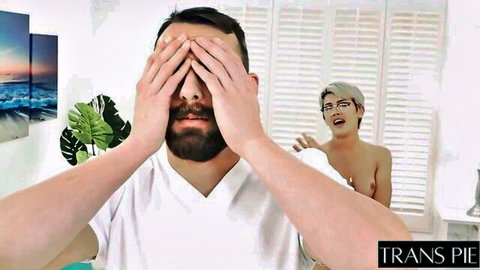 Daisy Taylor nude trans surprise on blindfolded man