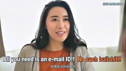 Smiling Asian woman in cardigan, JAV promo thumbnail for Unscrupulous Whisper