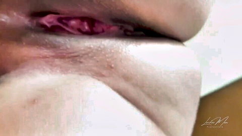 Ava Andrews creampie close-up pussy with big tits scene