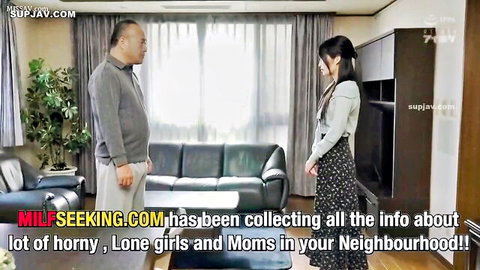 Fujii Iyona in guilty father-in-law affair, clothed JAV talk scene