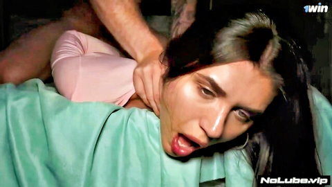 Jadilica choked by Martin Spell in intense rough sex scene