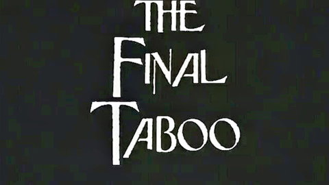 The Final Taboo porn movie title screen in bold gothic font