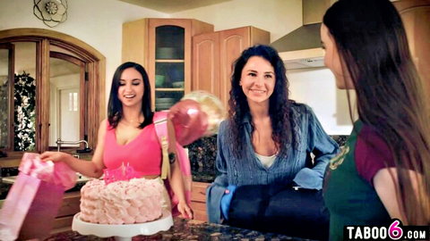 Hailey Rose and Liz Jordan in wild stepdaughter birthday party with stepdad
