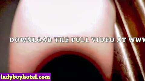 Busty Asian femboy giving perfect blowjob close-up