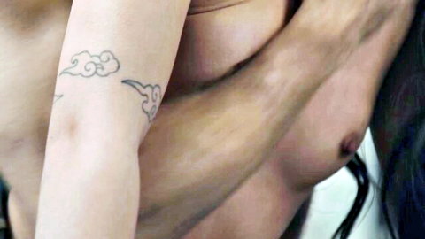 Kimmy Asian student topless in secret teacher's intimate hug