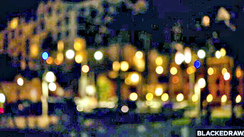 Haley Reed in Fashion Week BBC, nighttime city lights urban scene