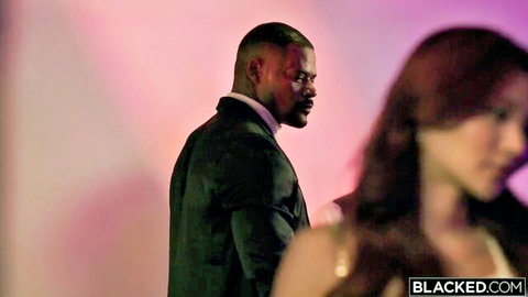 Rae Lil Black tempted by Jason's BBC in sultry suit encounter