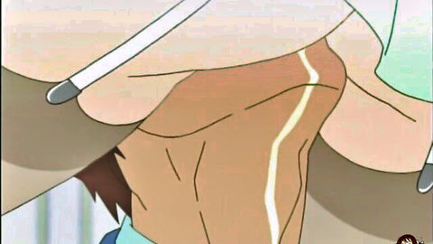 Huge titted stepmom seduces with titjob and swallows cum in hentai cartoon
