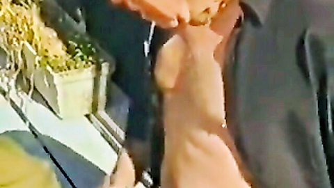 Mature blonde MILF with huge tits gets nipple roughly pinched hard in vintage sex scene