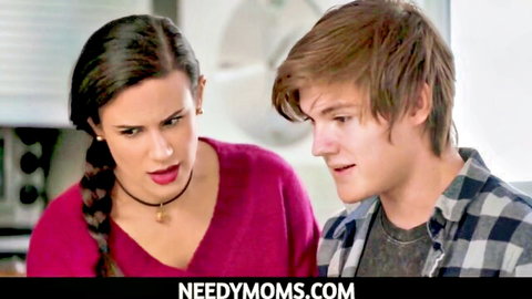 Penny Barber catches stepson Tyler Cruise in kitchen, needy moms taboo