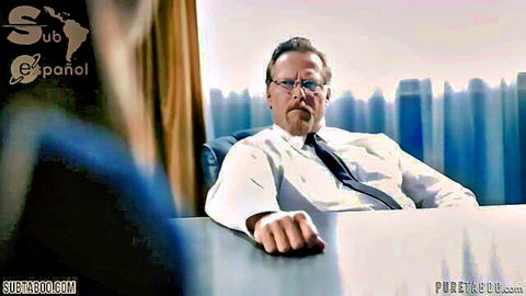 Alina Lopez in intense bishop interview scene, office tension