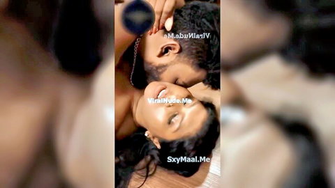 Nandana Krishnan aka Soumya M boobs pressed and sucked in intimate couple scene