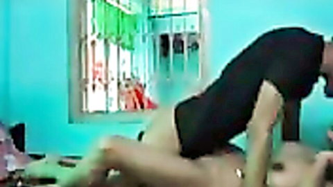 Desi newlywed couple in passionate doggy style sex