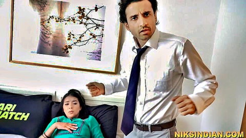 Niks Indian MILF in green top surprised by pervert doctor in suit