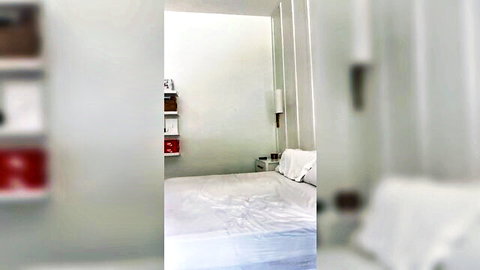 Allison Parker in intimate bedroom setup for deep BBC blowjob