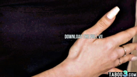 Nicki Hunter's elegant hand close-up with rings and nude nails in adult video thumbnail