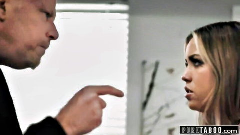 Alina Lopez confronted and punished by Dick Chibbles in tense scene