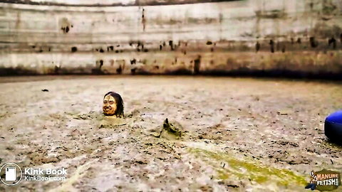 Rada Brewer sexy manure pit play, covered in mud and sludge