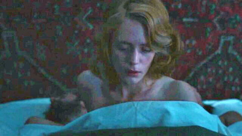 Stacy Martin topless in thoughtful bed scene from Bonnard film