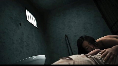Emiri Momota nude in intense prison lesbian encounter with Lulu Chu